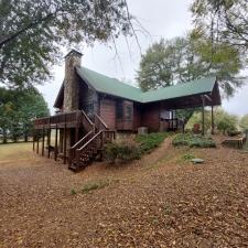 Log Home Surface Stripping And Staining In Jasper GA 12